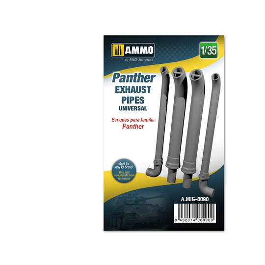 Mig Ammo 1/35 Scale Panther Exhaust Pipes Universal