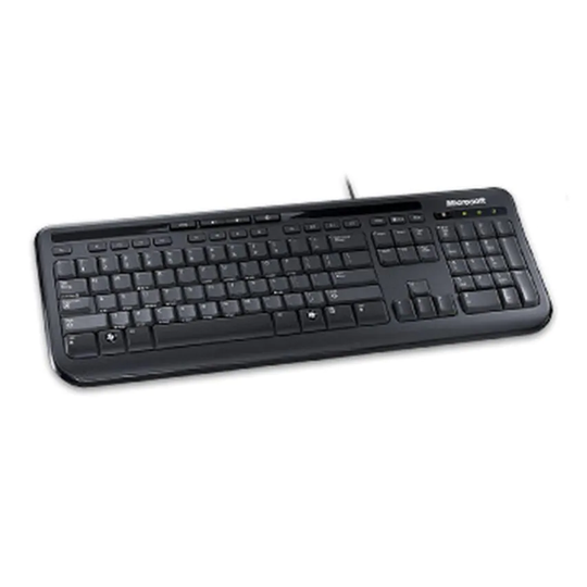 Microsoft Keyboards Wired Keyboard 600 USB Engbrit HDWR Black