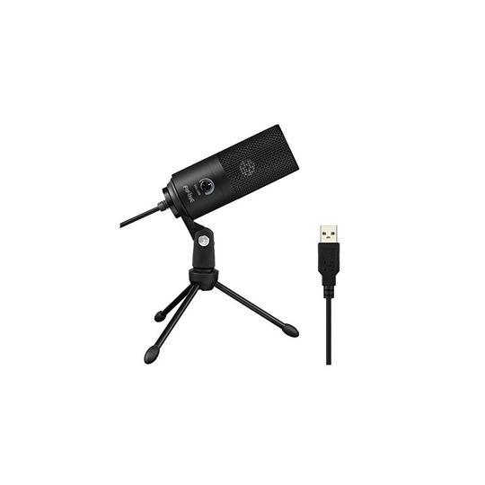 USB Microphone,FIFINE Metal Condenser Recording Microphone for Laptop MAC or Windows Cardioid Studio Recording Vocals, Voice Overs,Streaming