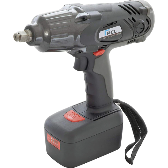 PCL APC218/2B 1/2" Cordless Impact Wrench + 2 Batteries, Charger, Case
