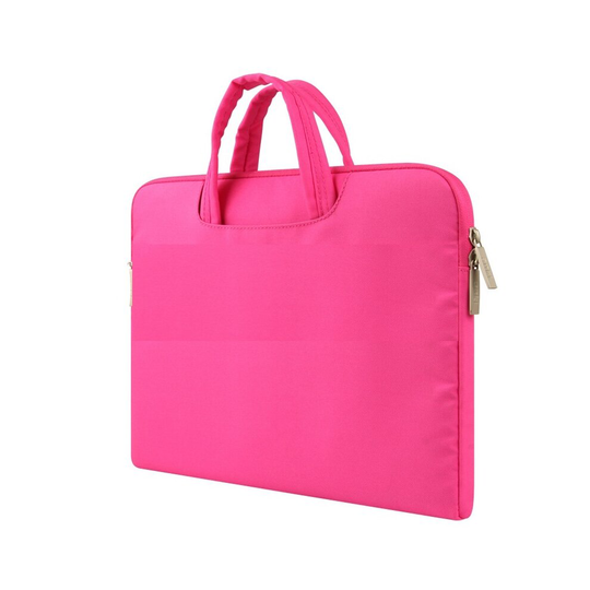 (Pink) Bag Case Cover Pouch With Handles Fits HP 14a 14"inch Chromebook Laptop