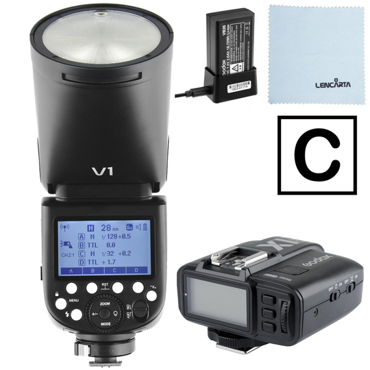 Godox V1 Speedlite with X1T Canon Trigger