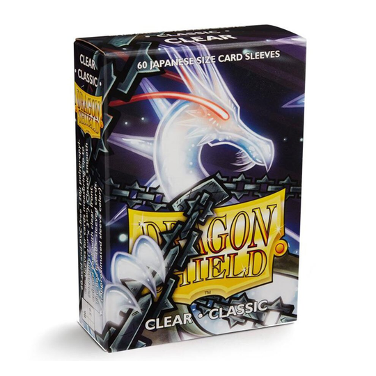 Dragon Shield Japanese Size Clear Card Sleeves - 60 Sleeves