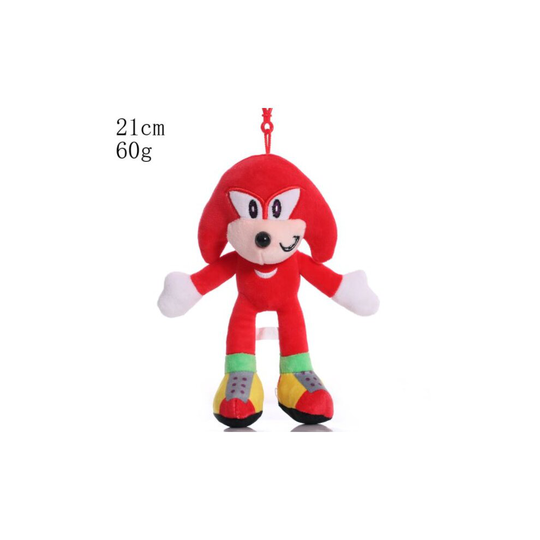 (Knuckles, 5 inch) Sonic The Hedgehog Shadow Amy Rose Knuckle Tail Plush Toy Soft Stuffed Doll Kids Toys Gifts