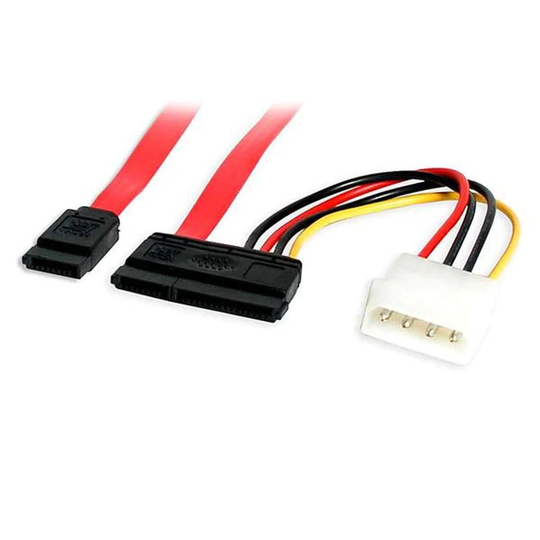 Startech StarTech 18in SATA Data Cable with LP4 Adapter