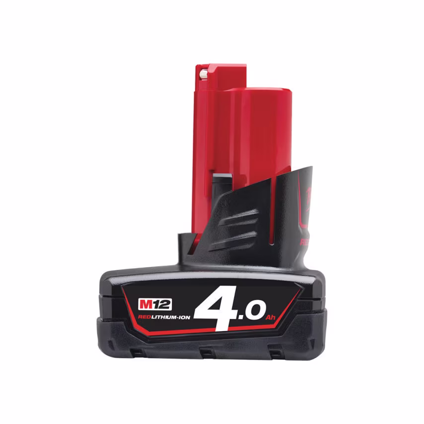 Milwaukee M12B4 M12 4.0AH Red Lithium-ion Battery