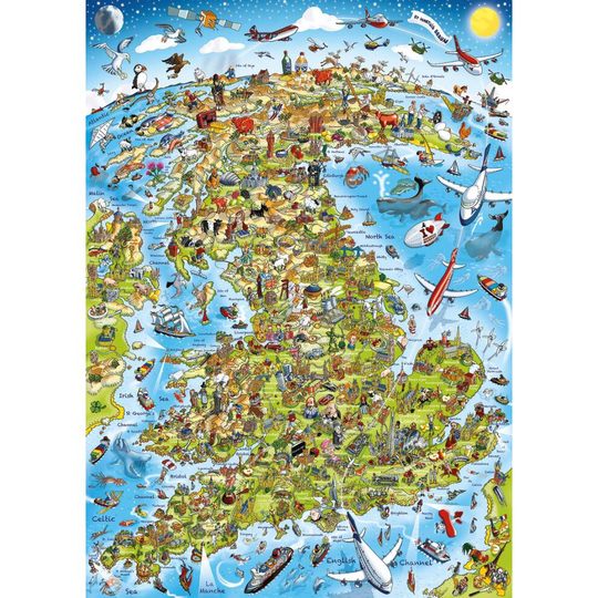 Gibsons Best Of British Jigsaw Puzzle (1000 pieces)