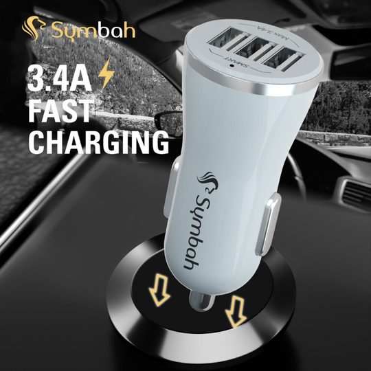 Fast Car Charger USB Cigarette Lighter Socket Adapter For iPhone Samsung