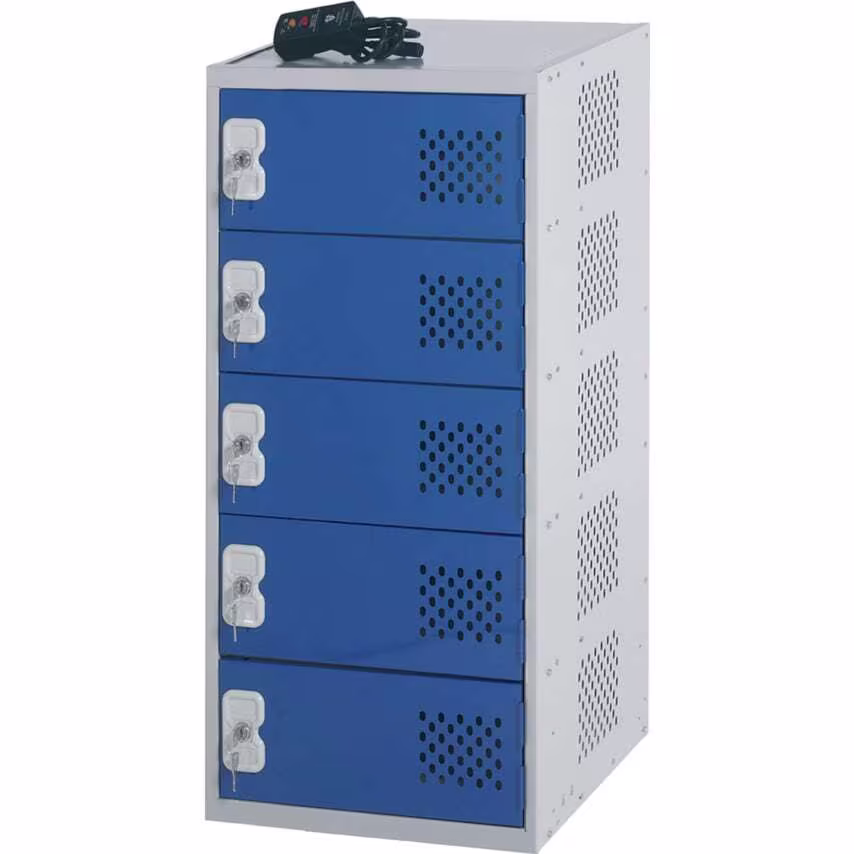 Matlock 5DR 5 Socket Laptop Chg 930 x 450 x 450 - Light Grey