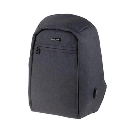 Lightpak Safepak Backpack With 15in Laptop Case Polyester Black Ref 46154