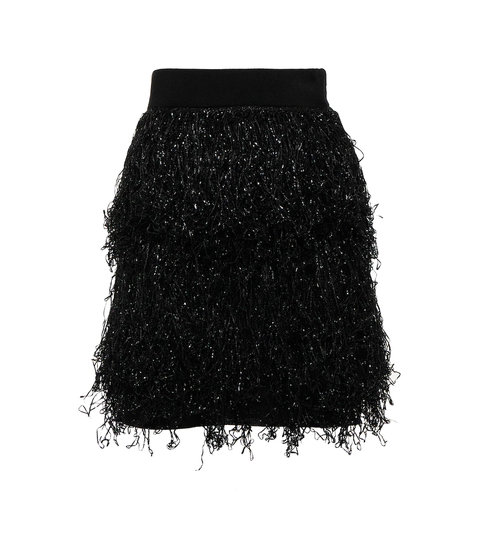 Fringed miniskirt