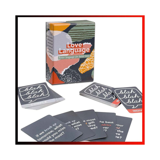 Love Language - Couples Edition 150 Conversation Couple Games Party