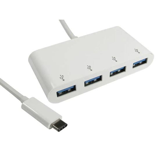 Cables Direct Adaptor 15CM Lead USB C (M) -4X USB3.0A (F) ADA