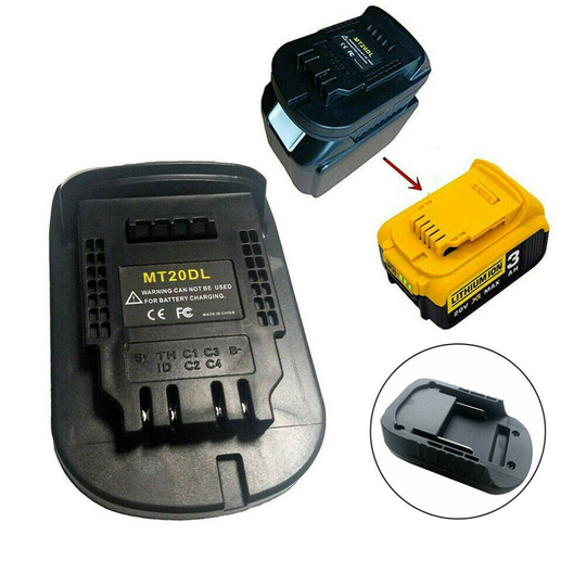 Battery Adapter Makita 18V Convert To DEWALT 20V MAX CORDLESS Power