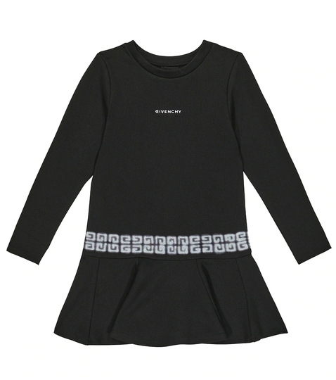 4G cotton-blend dress