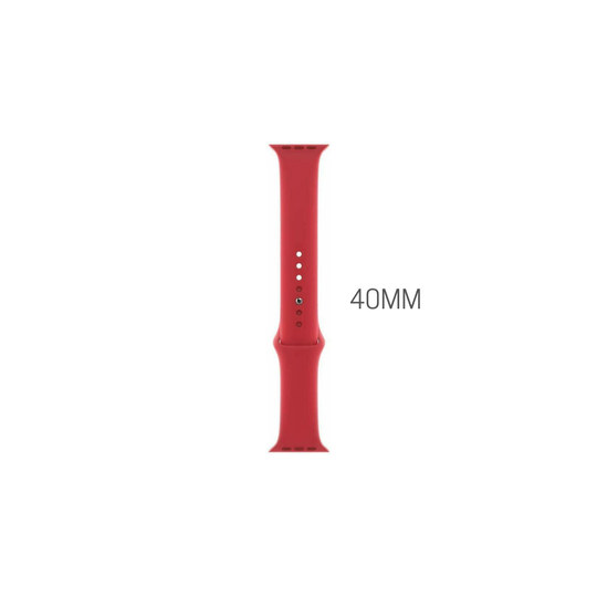 (Red, 40mm) Apple Sport Band Watch Strap Genuine Retail Packed