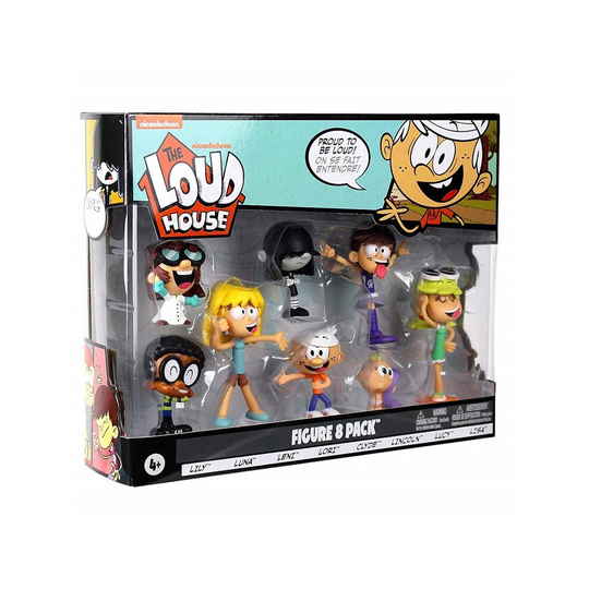 8PCS The Loud House Set Lori Leni Lincoln Toy Figures Gifts