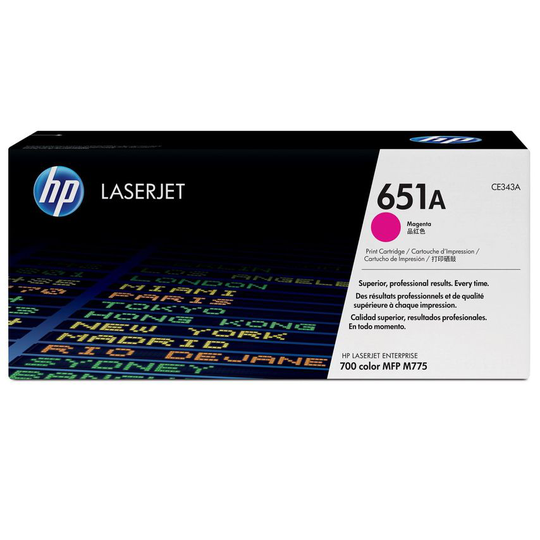 HP HP 651A Magenta Standard Capacity Toner 16K pages for HP LaserJet Enterprise