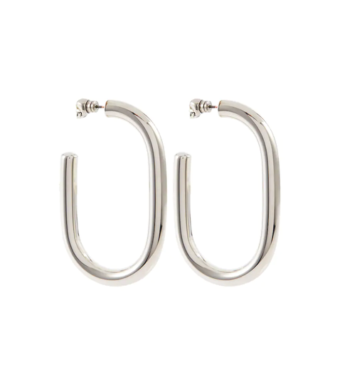 Oversized hoop earrings