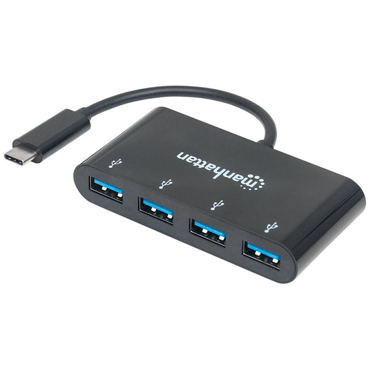 Manhattan Usb-C Dock/Hub 4-Port-- you get 7