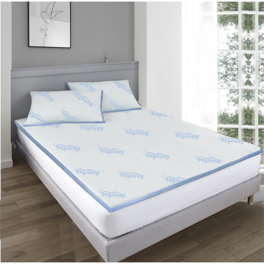 (King, 1 Inch) Air Flow Memory Foam Mattress Topper