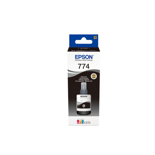 Epson Ink Medium Volume T7741 Pigment Black Ink Bottle 1X 14