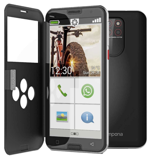 SIM Free emporiaSMART.5 32GB Mobile Phone - Black