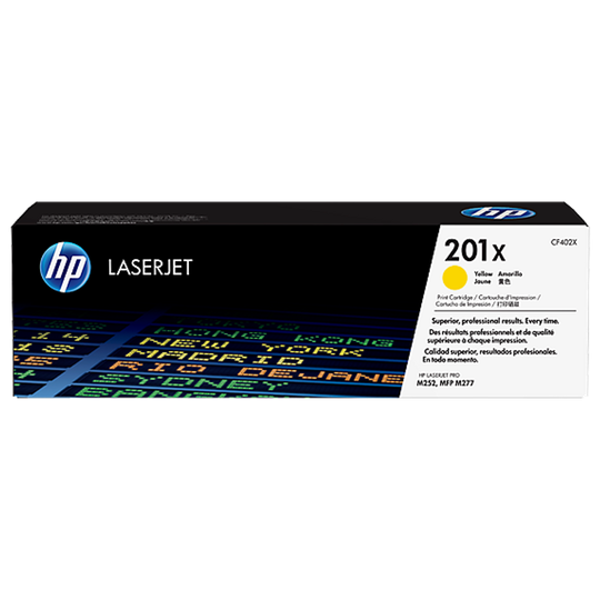 HP HP 201X Yellow High Yield Toner 2.3K pages for HP Color LaserJet Pro M252/M27