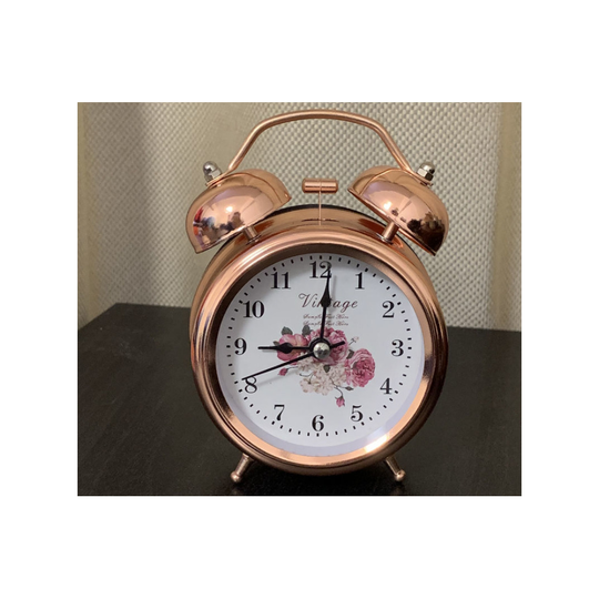 (#6) NEW Retro Loud Double Bell Alarm Clock Bedroom