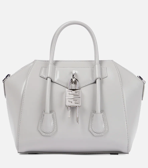 Antigona Lock Medium leather tote