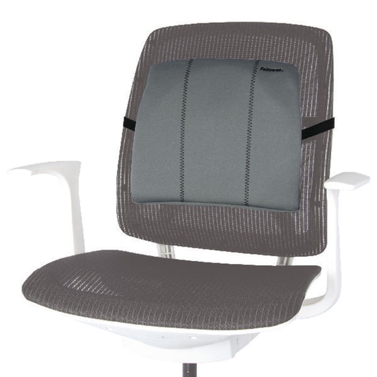 Fellowes Slimline Back Support Graphite 9190901