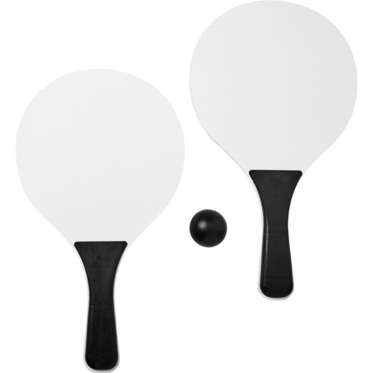 (One Size, Deep Black/White) Bullet Beach Game Set