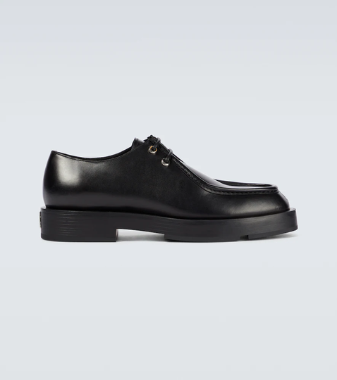 Leather Derby shoes