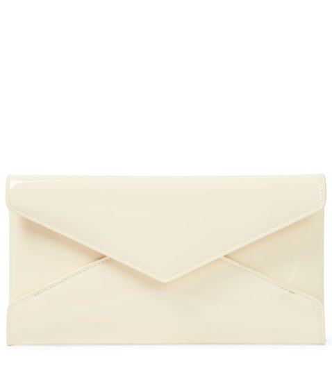 Paloma leather envelope clutch