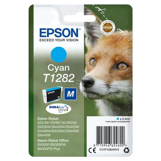 Epson Ink High Volume T128 Cyan M Fox