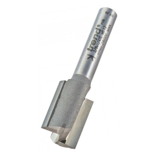 Trend 3/9 13.0mm Professional TCT 2 Flute Straight Cutter with Plunge Centre Tip