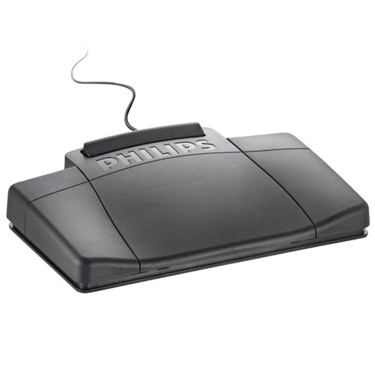 Philips 2210 Foot Control Ergonomic Slim (For Dictation Transcription Kits 720 7