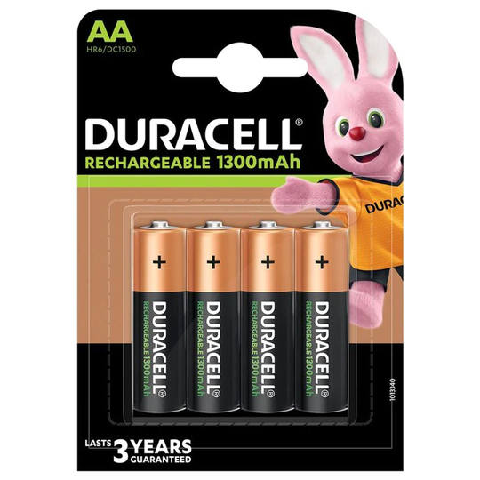 Duracell Duracell Plus Power AA Rechargeable Batteries (Pack 4)