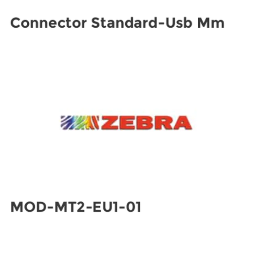 Zebra Connector Standard-Usb Mm- you get 3