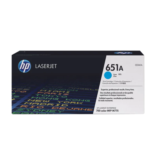 HP CE341A 651A Cyan Toner 16K
