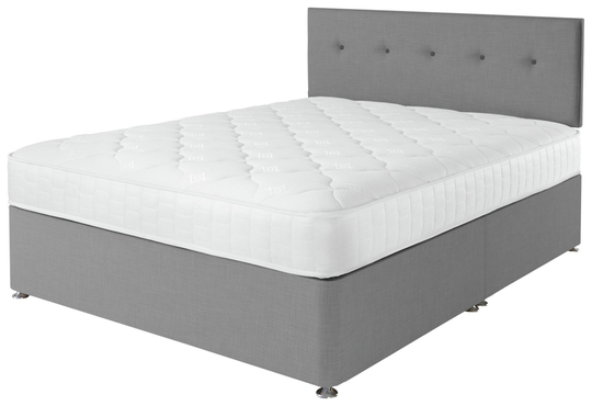 Argos Home Dalham Memory Grey Divan - Double