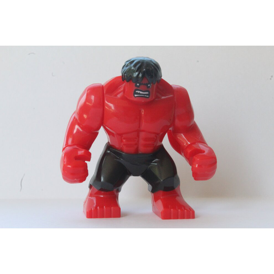 (RED HULK) Marvel Super Hero Mini Toy Action Figure Fit Lego