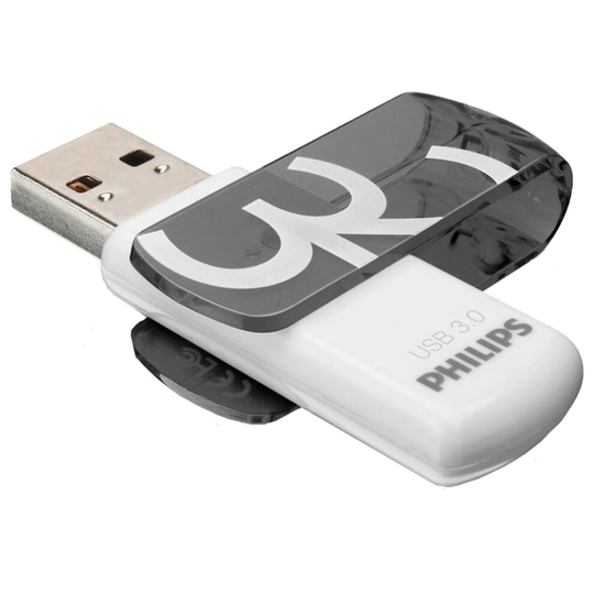 Philips USB 3.0 Flash Drive 32GB White and Grey Thumb Drive Memory Sticks