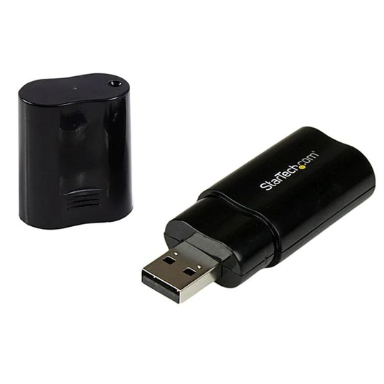 Startech USB Audio Adapter External Sound Card- you get 9