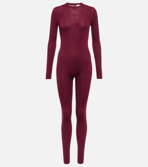 Cashmere, wool and silk bodysuit