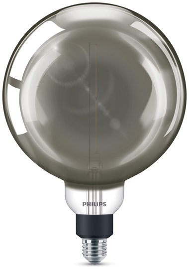 Philips LED Filament E27 6.5W (25W) Dim Giant Bulb - Smoky