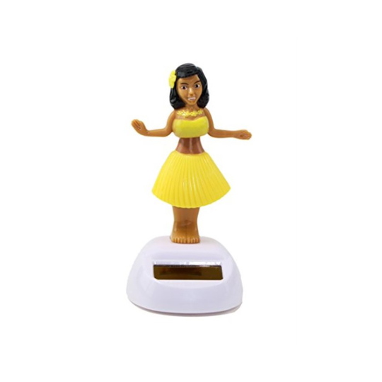 Plastic Solar-powered Dancing Hula Girls (Assorted Colors)