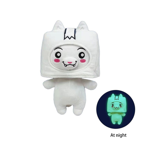 (Fox) Glow in the Dark LankyBox Ghosty Plush Toy Pillow Xmas Gifts