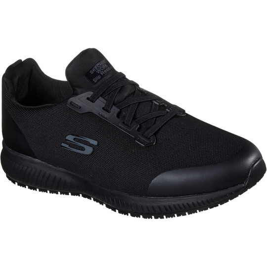 (10 UK, Black) Skechers Mens Squad SR Myton Occupational Shoes
