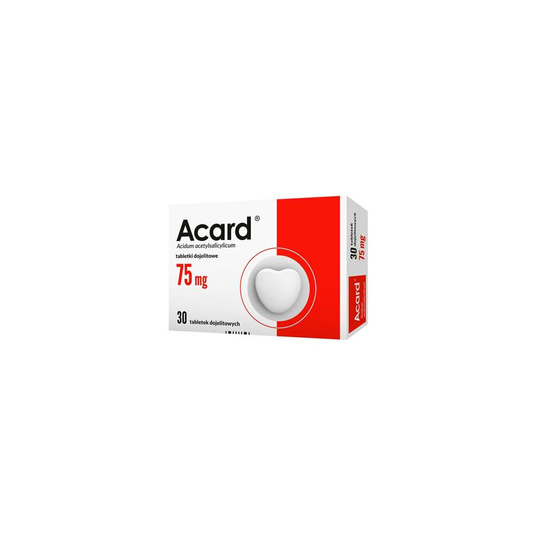 ACARD 75 mg - 30 tablets For the heart